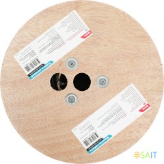 Кабель сетевой Buro BU-COP-050-OUTDOOR UTP 4 пары cat.5E solid 0.50мм Cu 305м черный outdoor стальной трос