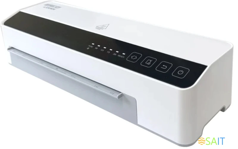 Ламинатор Office Kit L3306N белый/черный A3 (75-250мкм) 100см/мин (6вал.) хол.лам. лам.фото реверс