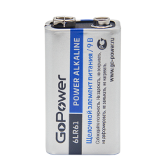 Батарейка Крона Батарейка GoPower Крона 6LR61 (00-00017863)