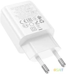 Сетевое зар./устр. Hoco N61 Gentle 20W 3A (PD+QC) белый (44242)