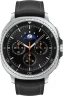 Смарт-часы Samsung Galaxy Watch 8 Classic LTE 46мм 1.34" Super AMOLED корп.серебристый рем.черный (SM-L505FZKACAU)