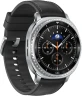 Смарт-часы Samsung Galaxy Watch 8 Classic LTE 46мм 1.34" Super AMOLED корп.серебристый рем.черный (SM-L505FZKACAU)