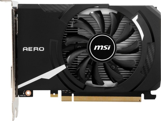 Видеокарта MSI PCI-E GT 1030 AERO ITX 2GD4 OC NVIDIA GeForce GT 1030 2Gb 64bit DDR4 1189/2100 HDMIx1 HDCP Ret