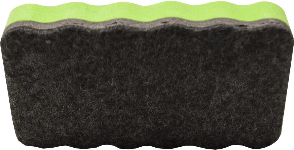 Стиратель Silwerhof Daily для досок фетр 10.7x5.7x2см зеленый магнитный