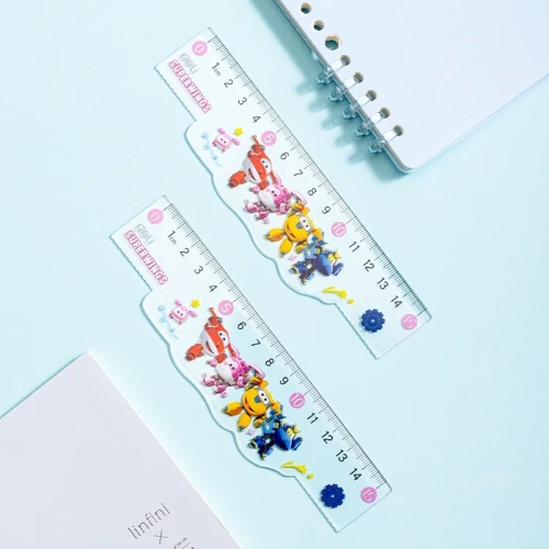 Линейка Deli EH658 Super Wings пластик дл.15см ассорти