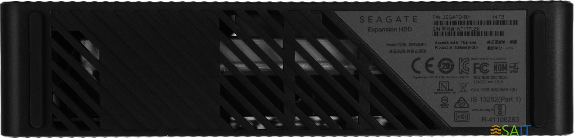 Жесткий диск Seagate USB 3.0 14Tb STKP14000400 Expansion 3.5" черный