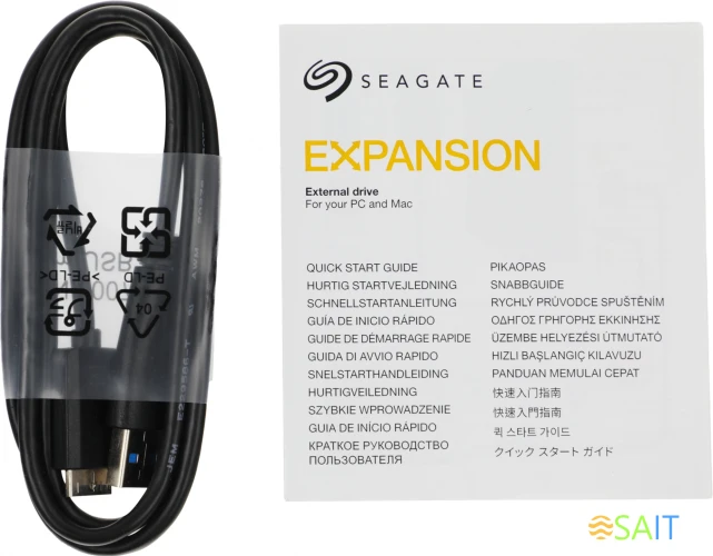 Жесткий диск Seagate USB 3.0 14Tb STKP14000400 Expansion 3.5" черный