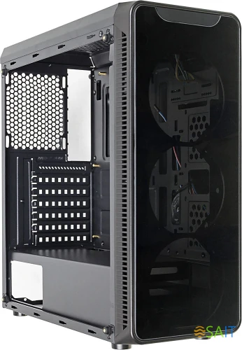 Корпус Accord JP-X черный без БП ATX 6x120mm 2xUSB2.0 1xUSB3.0 audio bott PSU