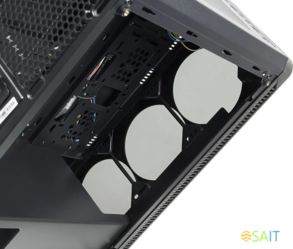 Корпус Accord JP-X черный без БП ATX 6x120mm 2xUSB2.0 1xUSB3.0 audio bott PSU