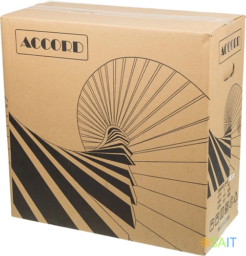 Корпус Accord JP-X черный без БП ATX 6x120mm 2xUSB2.0 1xUSB3.0 audio bott PSU