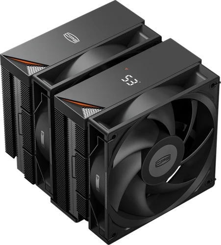 Устройство охлаждения(кулер) PcCooler RT620 Digital Soc-AM5/AM4/1151/1200/2066/1700 черный 4-pin 34.9dB Al+Cu LCD 265W Ret (RT620-BKNWYL-GL)