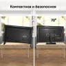 Подставка для телевизора Onkron PT4 черный 26"-55" макс.35кг настольный фиксированный