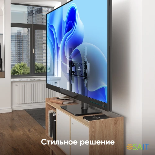 Подставка для телевизора Onkron PT4 черный 26"-55" макс.35кг настольный фиксированный