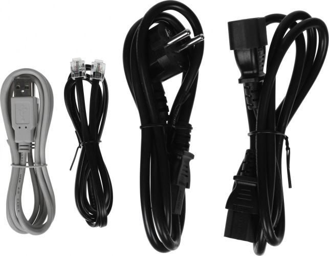 Источник бесперебойного питания Powercom King Pro RM KIN-1000AP RM 800Вт 1000ВА черный