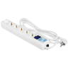 Фильтр-удлинитель Power Cube PRO, 3,0 м 6 розеток, LC контур, 16А/3,5кВт Power Cube SPL6-16-P-3M