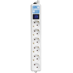 Фильтр-удлинитель Power Cube PRO, 3,0 м 6 розеток, LC контур, 16А/3,5кВт Power Cube SPL6-16-P-3M