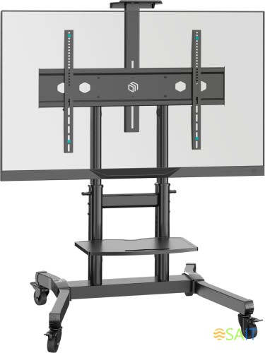 Стойка для телевизора Onkron TS1891 черный 50"-90" макс.100кг напольный мобильный