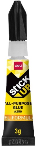Клей универсальный Deli Stick up EA250 3гр прозрачный блистер