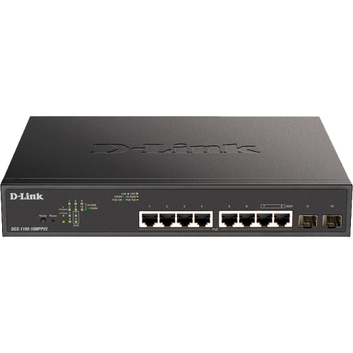 Коммутатор D-Link DGS-1100-10MPPV2/A3A