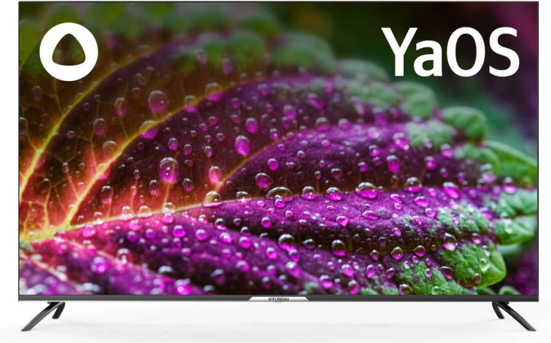 Телевизор LED Hyundai 55" H-LED55BU7003 Яндекс.ТВ Frameless черный 4K Ultra HD 60Hz DVB-T DVB-T2 DVB-C DVB-S DVB-S2 USB WiFi Smart TV