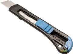 Нож канцелярский Silwerhof Eco шир.лез.18мм фиксатор ассорти пакет с европод.