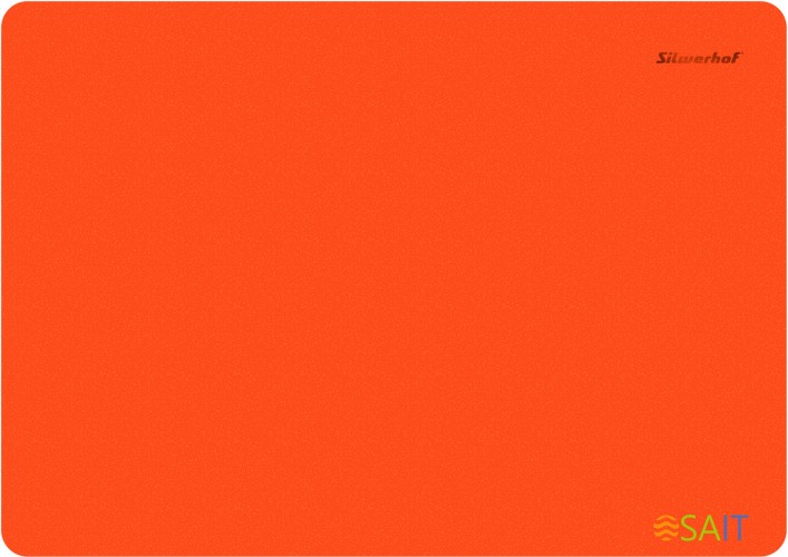 Доска для лепки Silwerhof 957011 Neon прямоугольная A4 пластик 1мм оранжевый