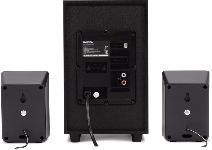 Микросистема Hyundai H-MS1404 черный 30Вт FM USB BT