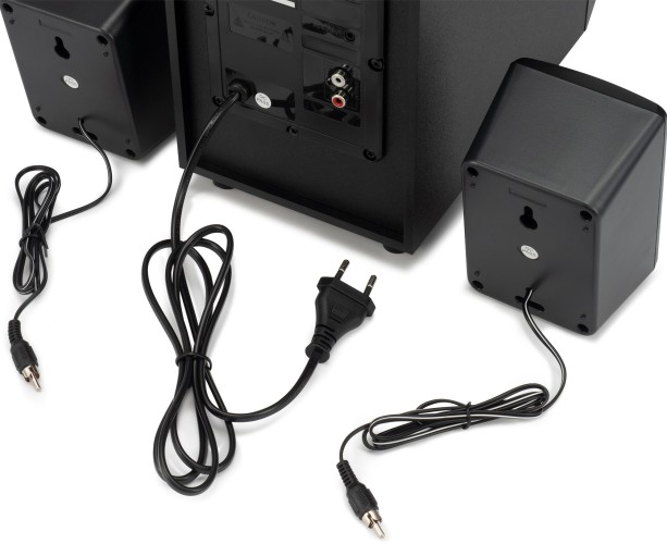 Микросистема Hyundai H-MS1404 черный 30Вт FM USB BT