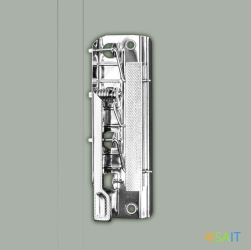 Папка метал.зажим Бюрократ -PZ07CGREY A4 пластик 0.7мм внут.и торц.карм серый