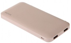 Мобильный аккумулятор Solove W7 10000mAh QC3.0 12W 3A USB-A/USB-C розовый (W7 PINK RUS)