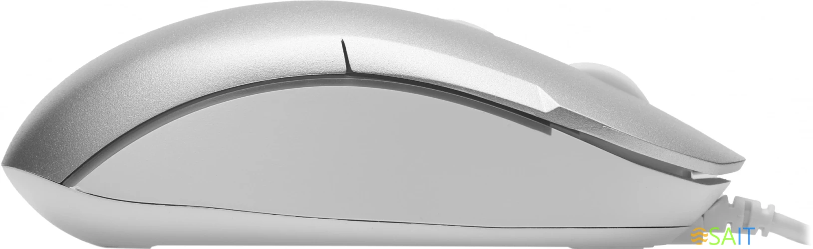 Мышь A4Tech Fstyler FM26S серебристый/белый оптическая 1600dpi silent USB для ноутбука 4but (FM26S USB (ICY WHITE))