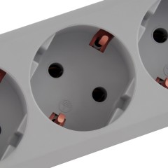 Сетевой фильтр Buro 300SL-3-G 3м (3 розетки) серый (пакет ПЭ)