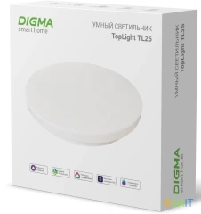 Умный светильник Digma TopLight TL25 потолоч. белый (TL25)