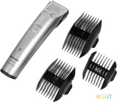 Машинка для стрижки Panasonic ER1410S520 серебристый/черный (насадок в компл:3шт)
