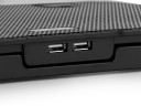 Подставка для ноутбука Buro BU-LCP150-B213 15"335x265x22мм 74.35дБ 1xUSB 2x 140ммFAN 480г металлическая сетка/пластик черный