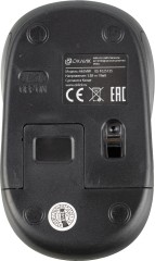 Мышь Оклик 665MW черный/красный оптическая 1600dpi беспров. USB для ноутбука 3but (1025135)