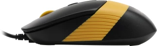Клавиатура + мышь A4Tech Fstyler F1110 клав:черный/желтый мышь:черный/желтый USB Multimedia (F1110 BUMBLEBEE)