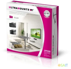Кронштейн-подставка для DVD и AV систем Ultramounts UM500 черный макс.3кг настенный