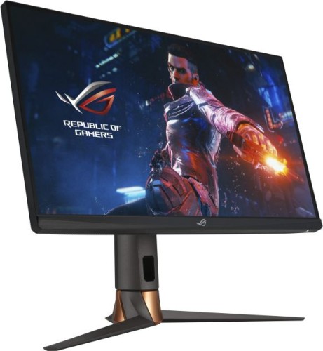 Монитор Asus 27" ROG Swift PG27UQR черный IPS LED 16:9 HDMI полуматовая HAS Piv 600cd 178гр/178гр 3840x2160 160Hz FreeSync Premium Pro DP WQ USB 7.4кг