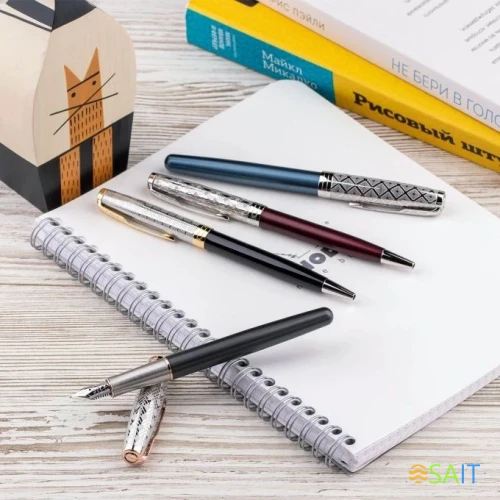 Ручка шариков. Parker Sonnet Premium K537 (2119783) Metal Red CT M черн. черн. подар.кор.