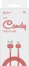 Кабель Redline Candy УТ000021984 USB (m)-micro USB (m) 1м красный