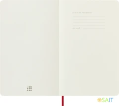 Блокнот Moleskine CLASSIC SOFT QP618F2 Large 130х210мм 192стр. нелинованный мягкая обложка красный