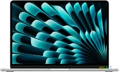 Ноутбук Apple MacBook Air A3113 M3 8 core 16Gb SSD256Gb/8 core GPU 13.6&quot; Liquid Retina (2560x1664) macOS silver WiFi BT Cam (MC8H4LL/A)