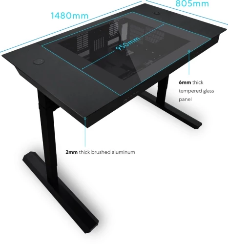 Корпус Lian-Li DK07X черный без БП E-ATX 12x120mm 4x140mm 2xUSB3.0 audio bott PSU