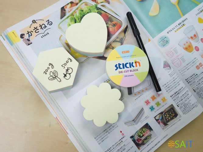 Блок самоклеящийся бумажный Stick`n 21827 61x70мм 250лист. неон ассорти "гексагон"