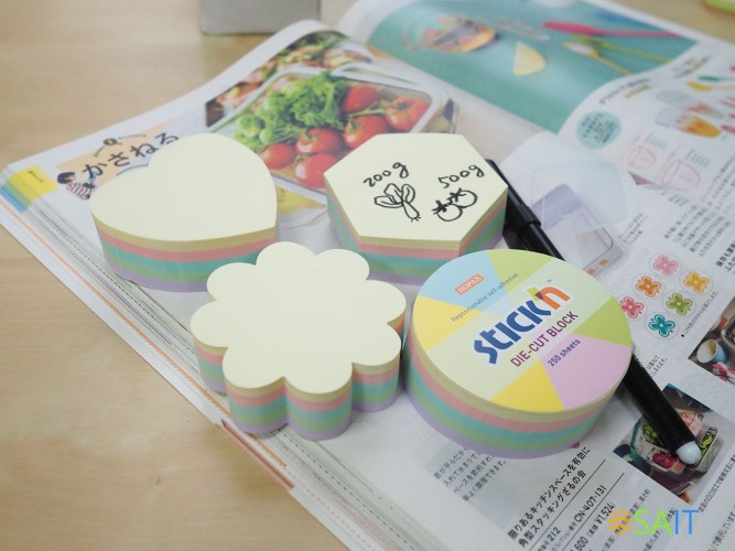 Блок самоклеящийся бумажный Stick`n 21827 61x70мм 250лист. неон ассорти "гексагон"