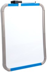 Доска магнитно-маркерная Deli E39154 лак белый 21x28см пластик рама сталь 2 магнита/маркер