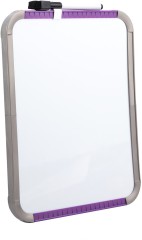 Доска магнитно-маркерная Deli E39154 лак белый 21x28см пластик рама сталь 2 магнита/маркер