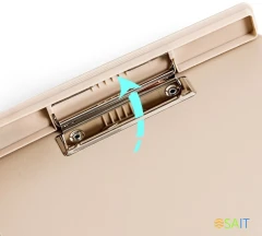 Папка-планшет Deli Nusign ENS503 GREY A4 пенополипропилен серый на подставке