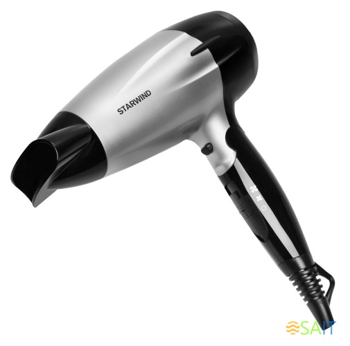 Фен Starwind SHD 6110 2000Вт черный/серебристый